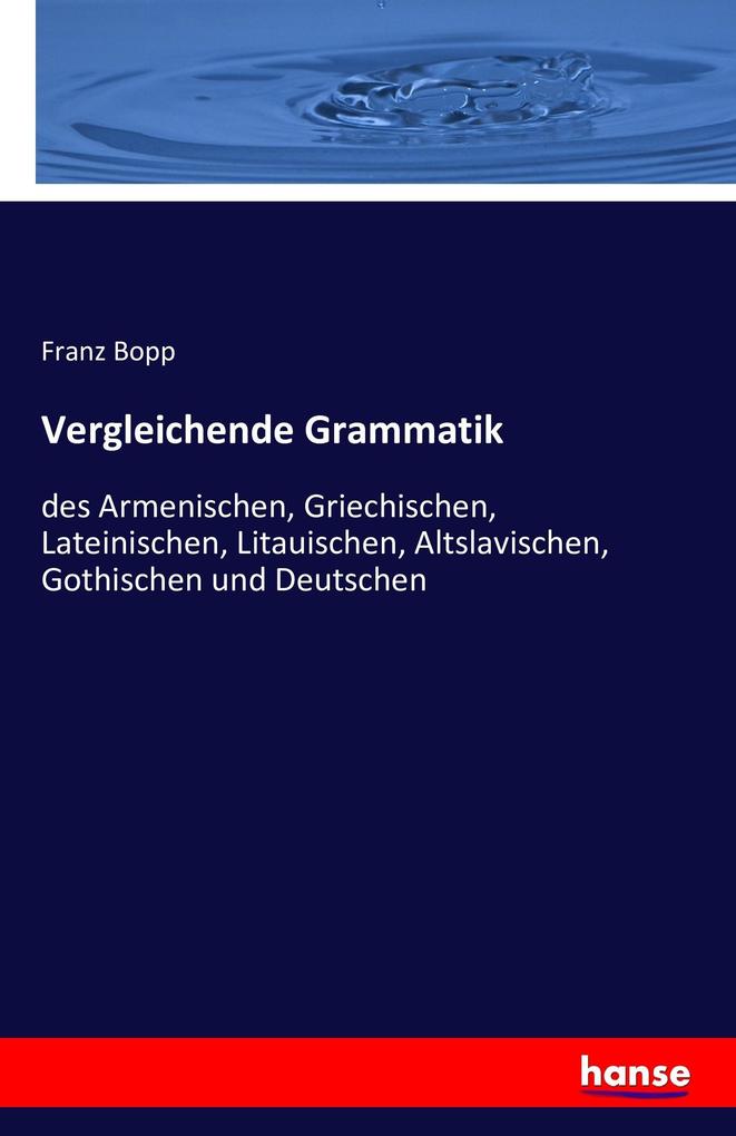 Vergleichende Grammatik