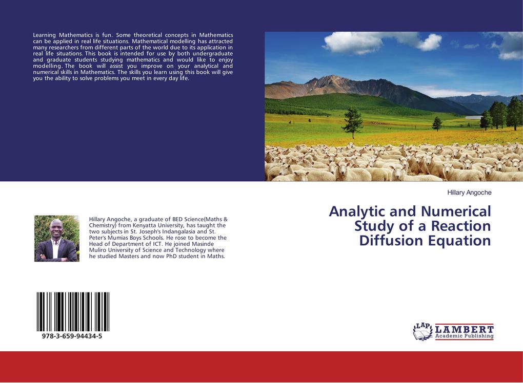 Analytic and Numerical Study of a Reaction Diffusion Equation