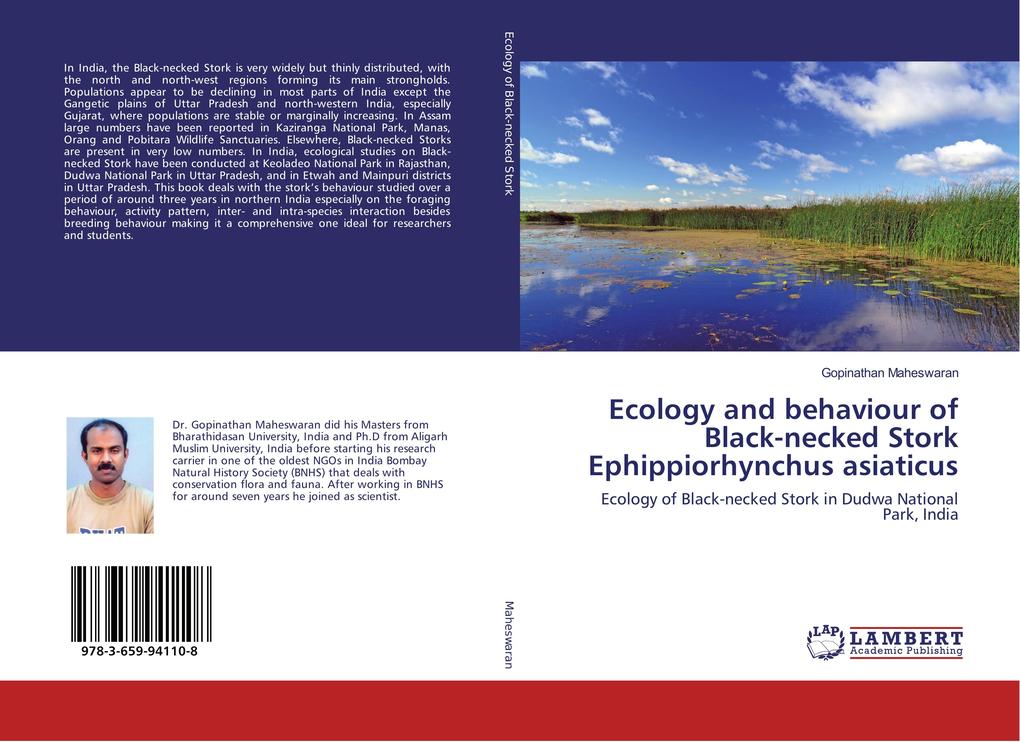 Ecology and behaviour of Black-necked Stork Ephippiorhynchus asiaticus