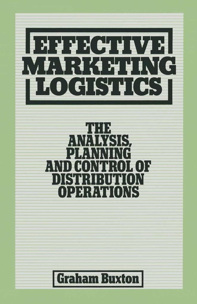 Effective Marketing Logistics