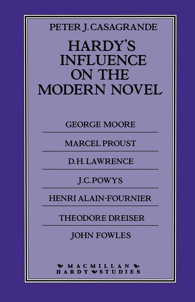 Hardy‘s Influence on the Modern Novel