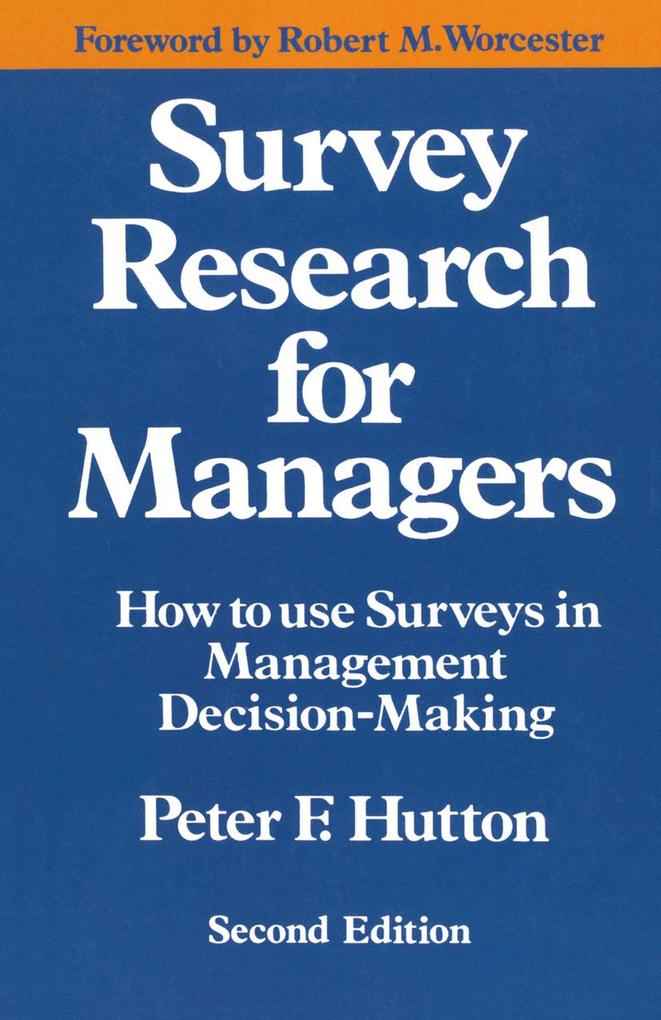 Survey Research for Managers