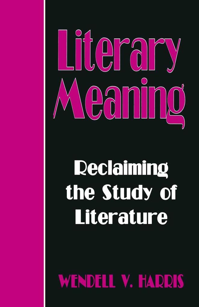 Literary Meaning