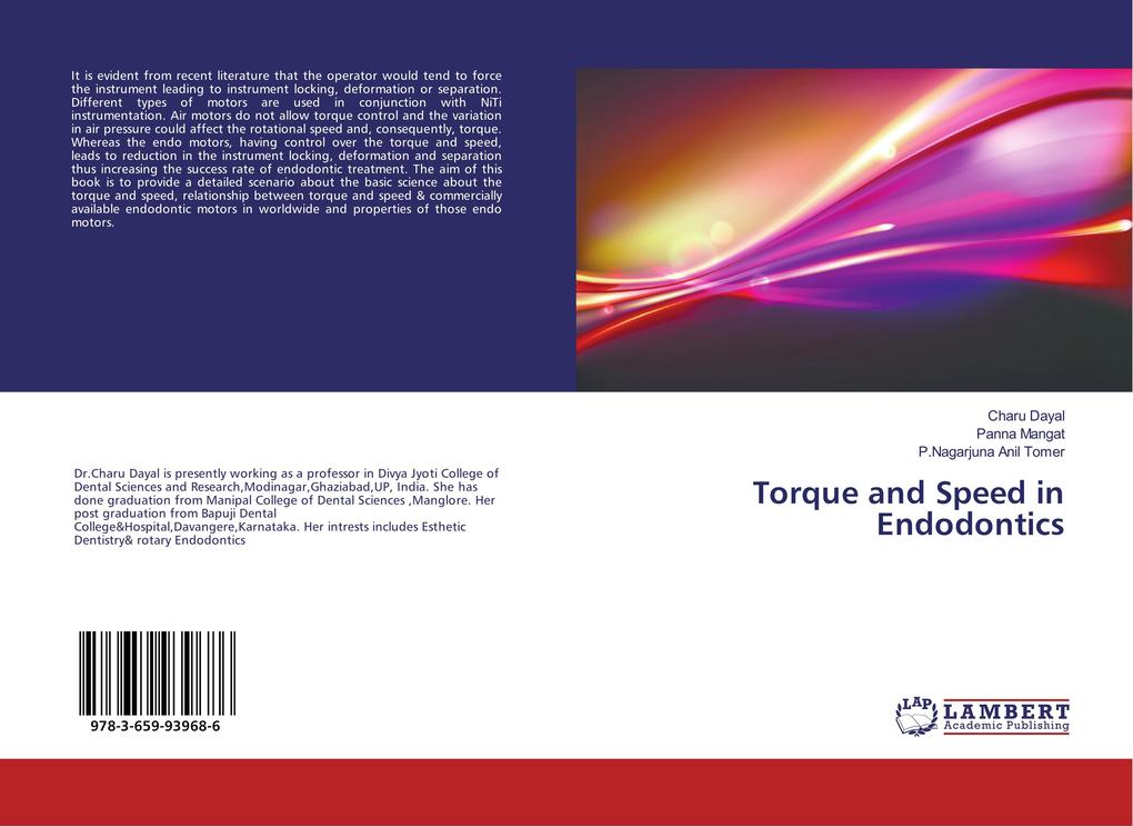 Torque and Speed in Endodontics