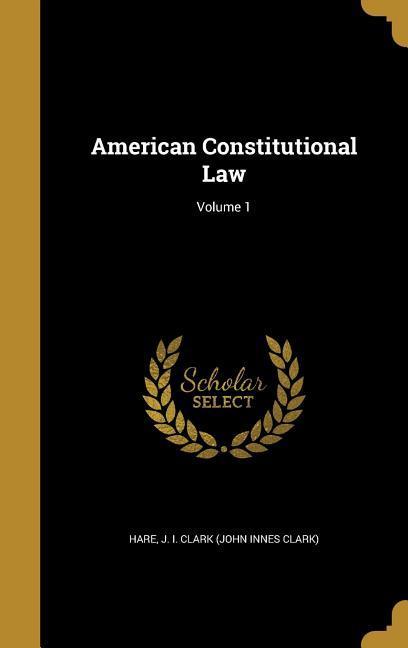 American Constitutional Law; Volume 1