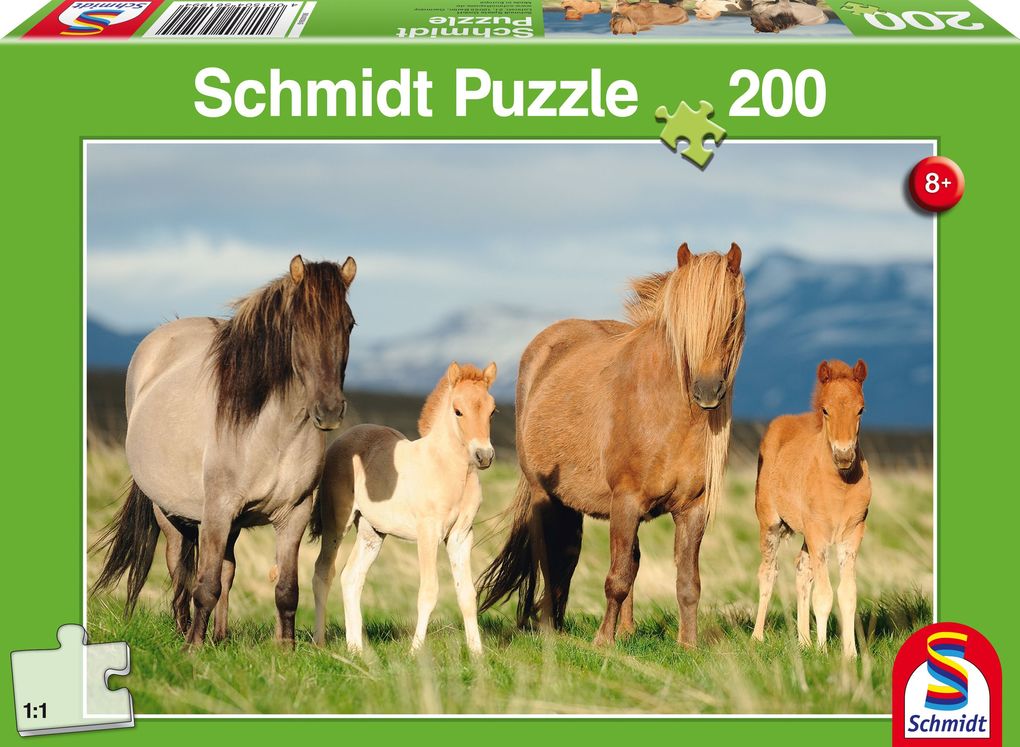 Schmidt Spiele - Pferdefamilie 200 Teile