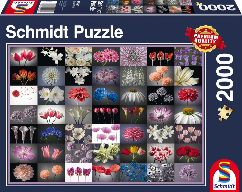 Image of Blumengruß 58297 PUZZLE - Anzahl Teile: 2000, Maße (B/H): 97 x 69,5 cm, Puzzle, Premium Quality