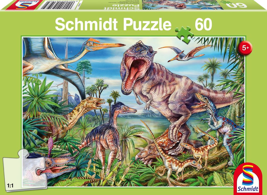 Schmidt Spiele - Bei den Dinosauriern 60 Teile