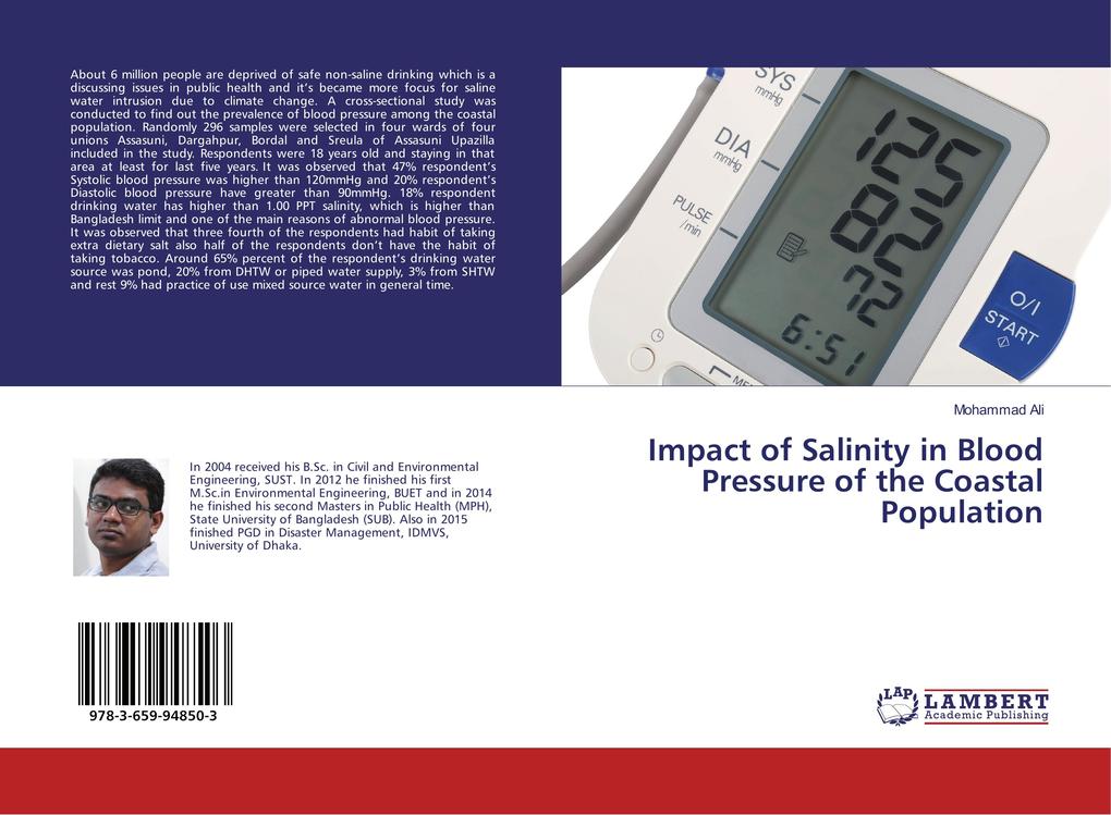 Impact of Salinity in Blood Pressure of the Coastal Population