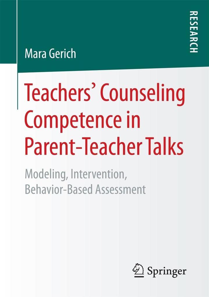 Teachers' Counseling Competence in Parent-Teacher Talks