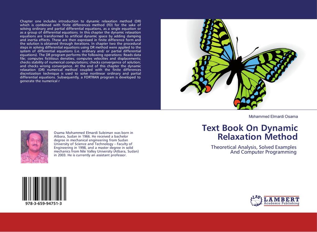 Text Book On Dynamic Relaxation Method