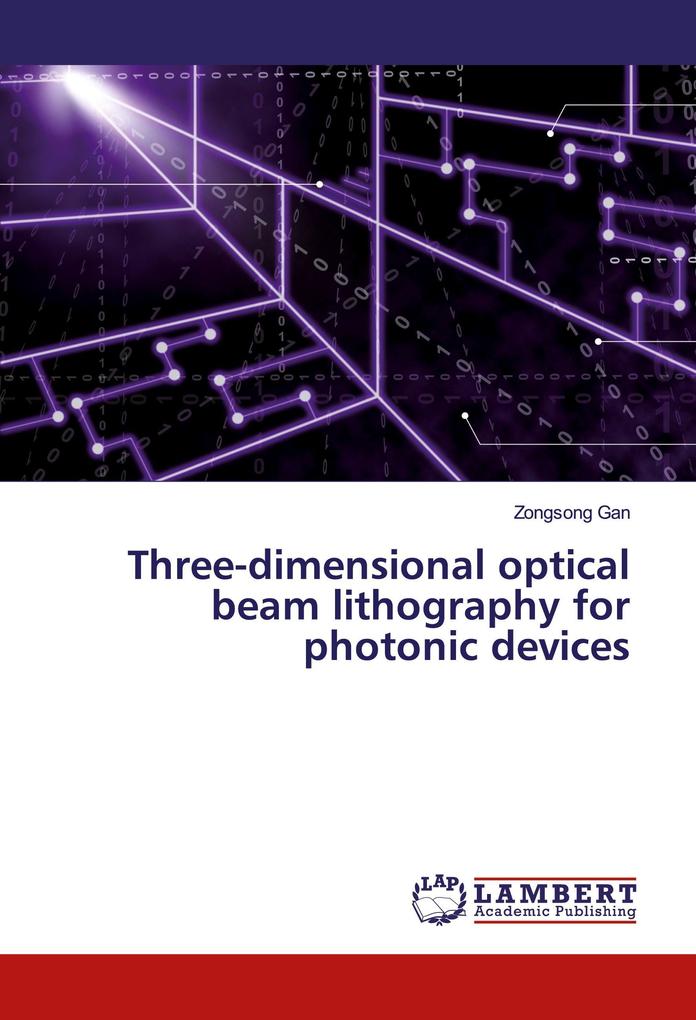 Three-dimensional optical beam lithography for photonic devices