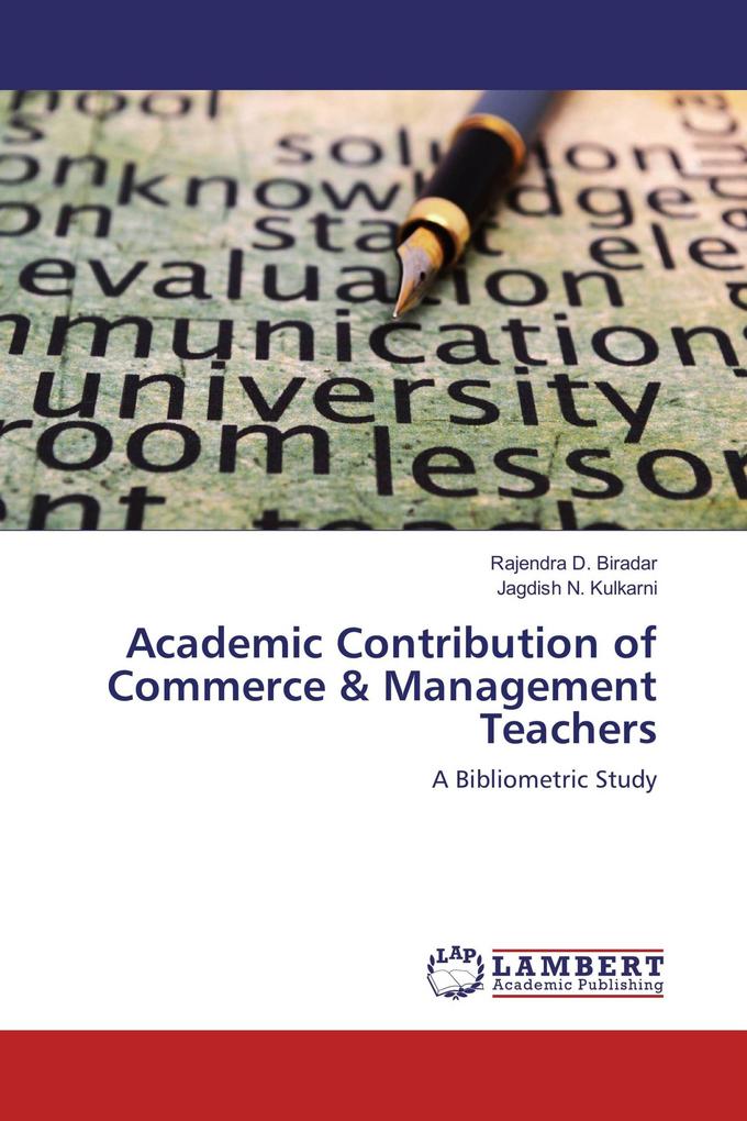 Academic Contribution of Commerce & Management Teachers