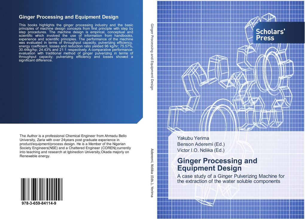 Ginger Processing and Equipment Design