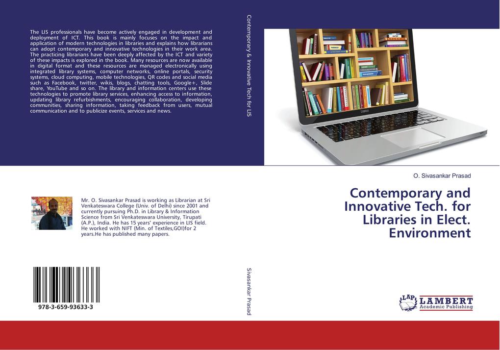 Contemporary and Innovative Tech. for Libraries in Elect. Environment