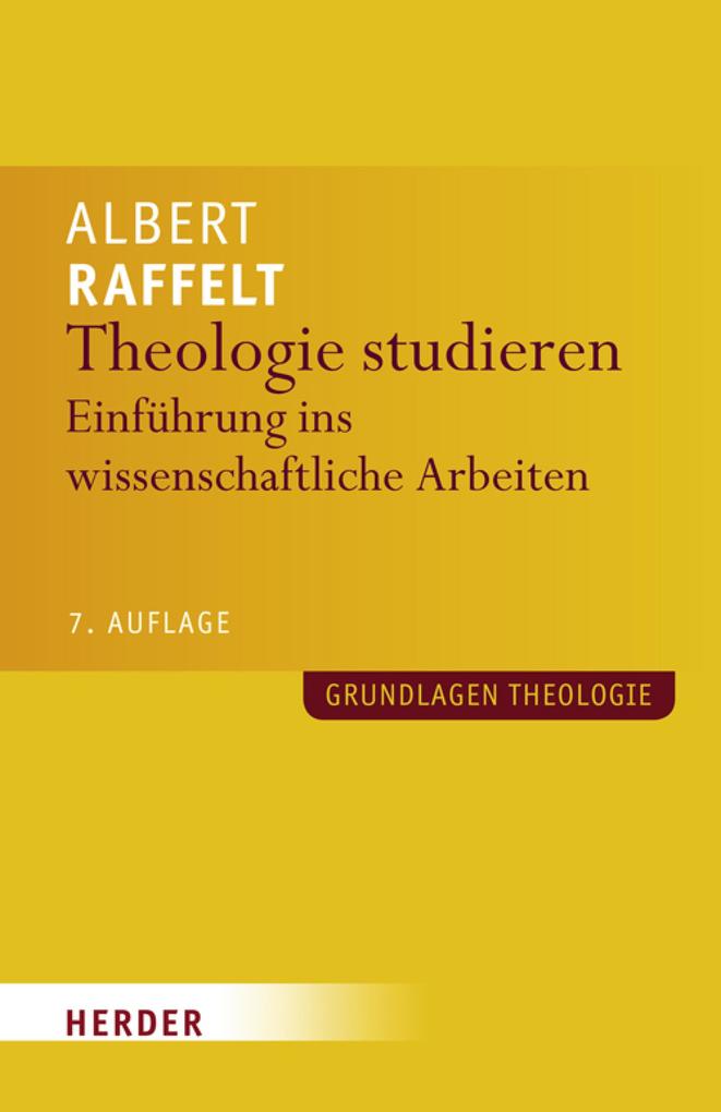 Theologie studieren - Albert Raffelt/ Prof. Albert Raffelt