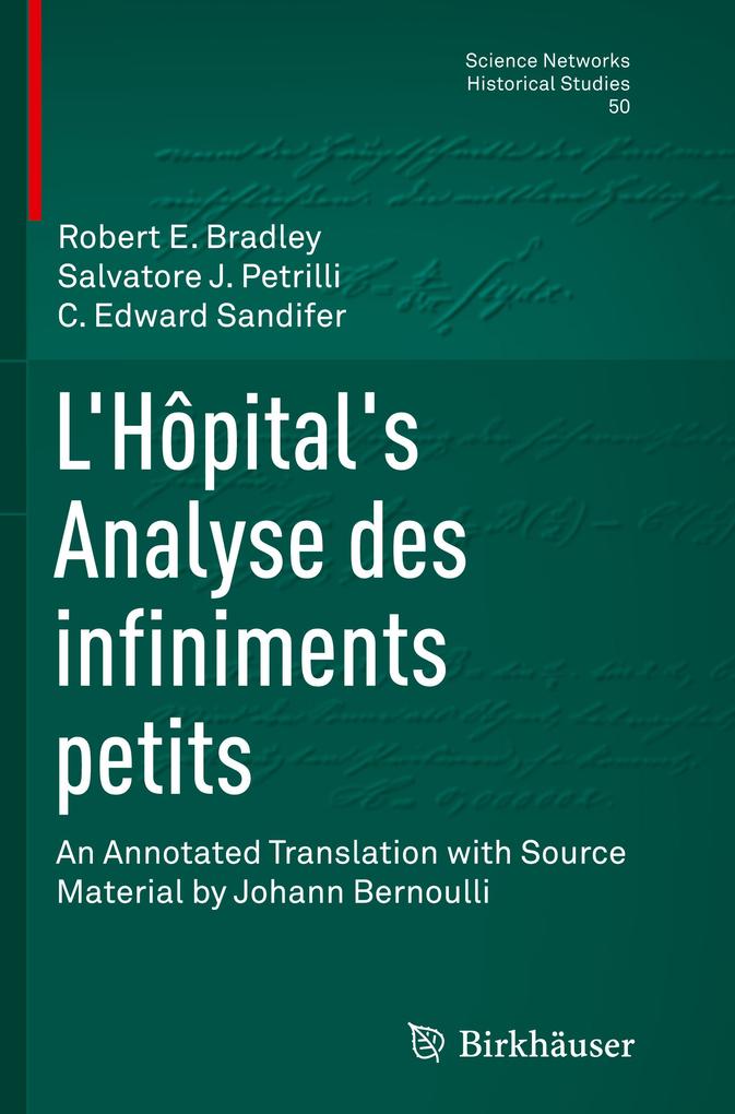 L'Hôpital's Analyse des infiniments petits