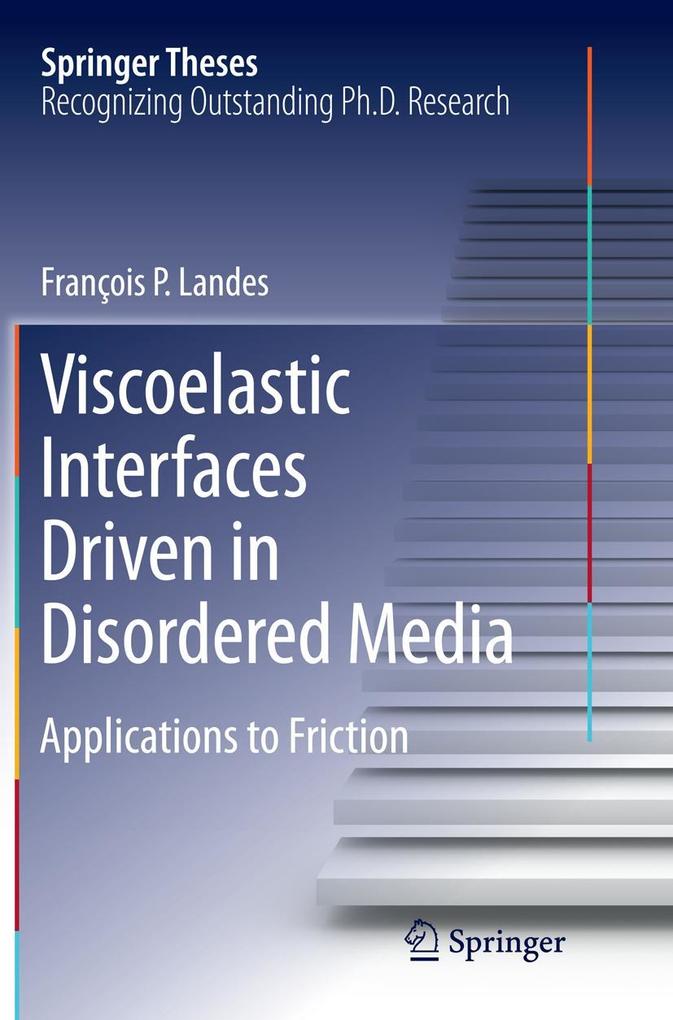 Viscoelastic Interfaces Driven in Disordered Media