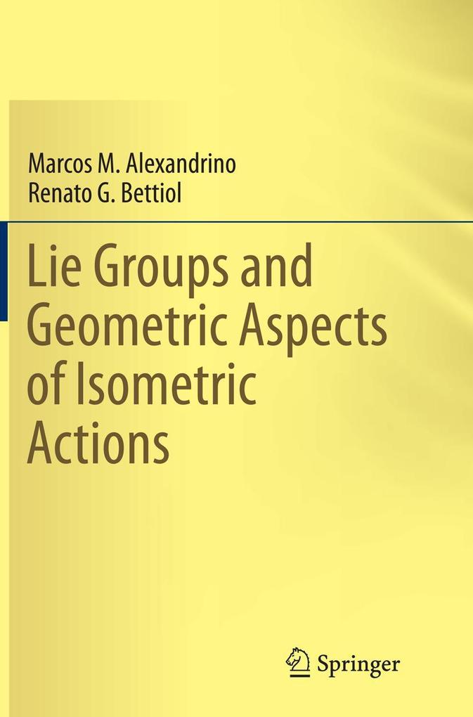 Lie Groups and Geometric Aspects of Isometric Actions