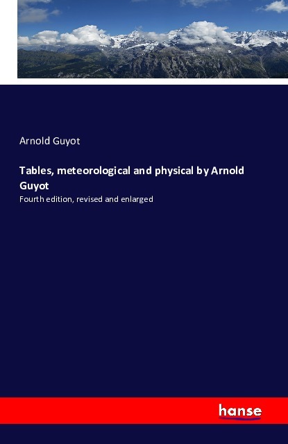 Tables Meteorological and Physical