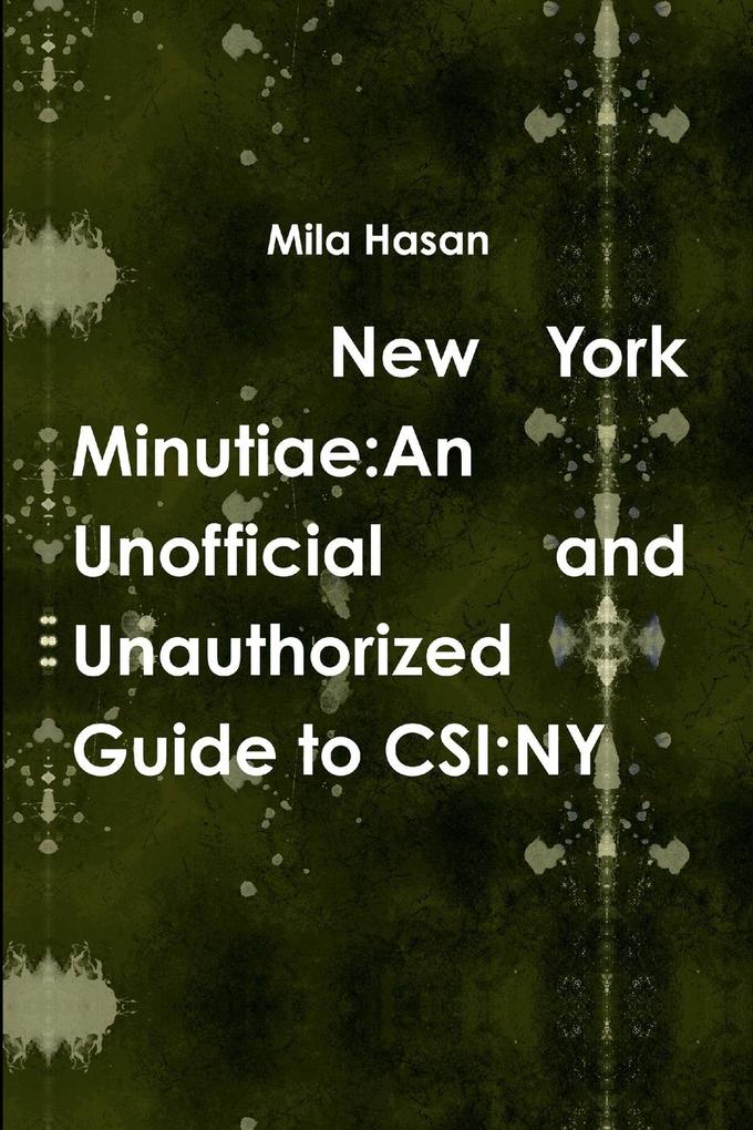 New York Minutiae