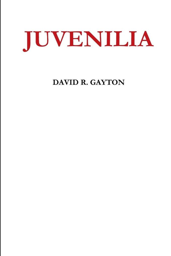 JUVENILIA