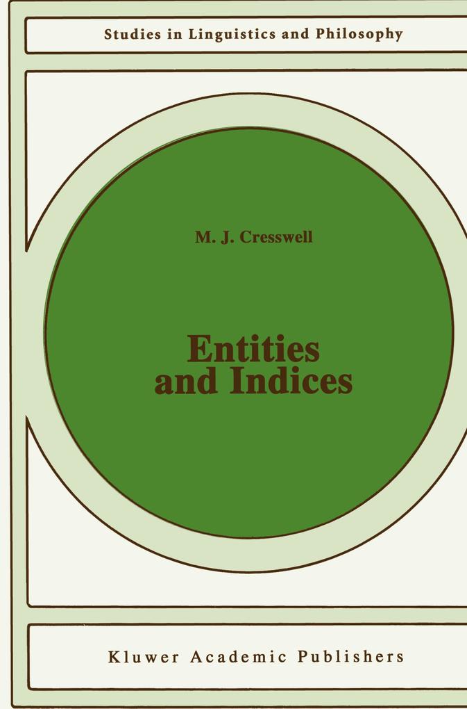 Entities and Indices - M.J. Cresswell