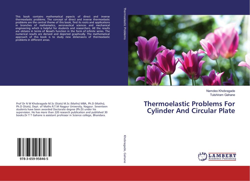 Thermoelastic Problems For Cylinder And Circular Plate