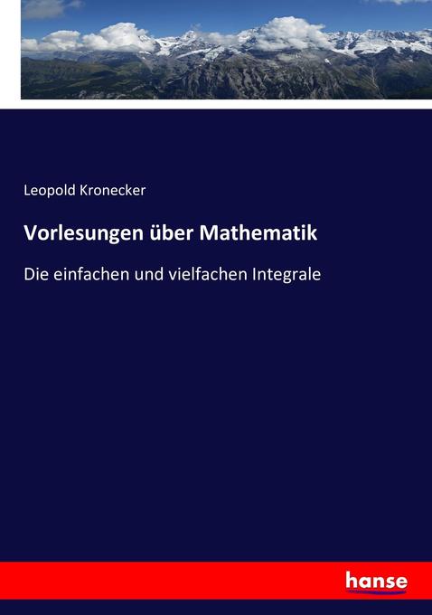 Vorlesungen über Mathematik