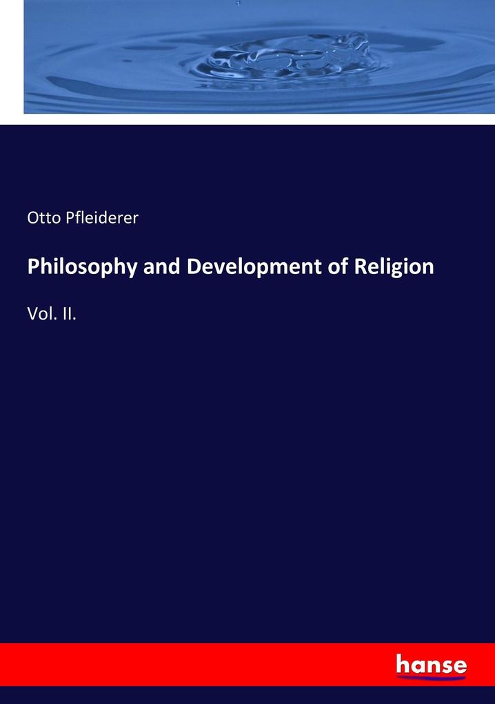 Philosophy and Development of Religion