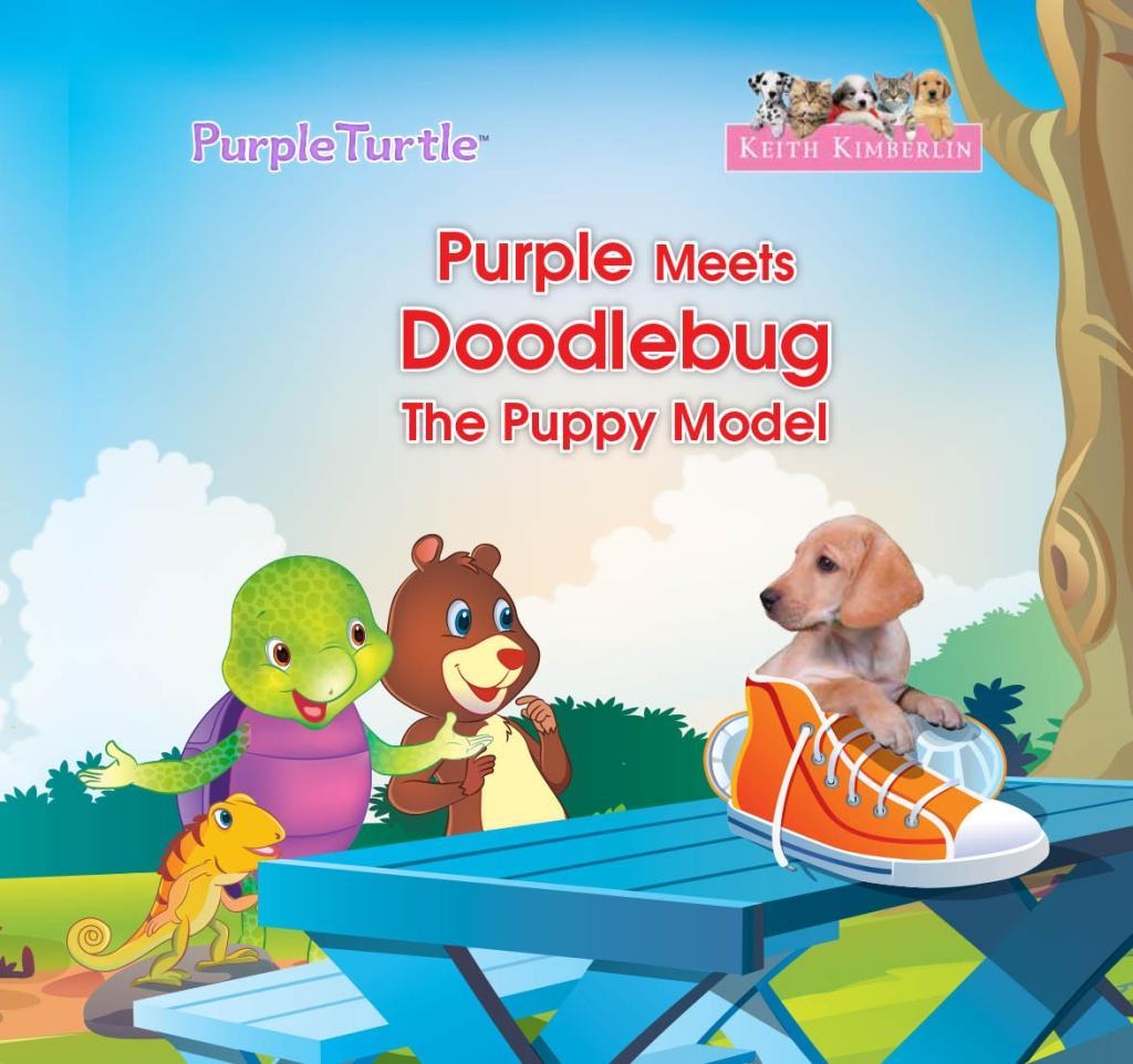 Purple Turtle - Purple Meets Doodlebug the Puppy Model