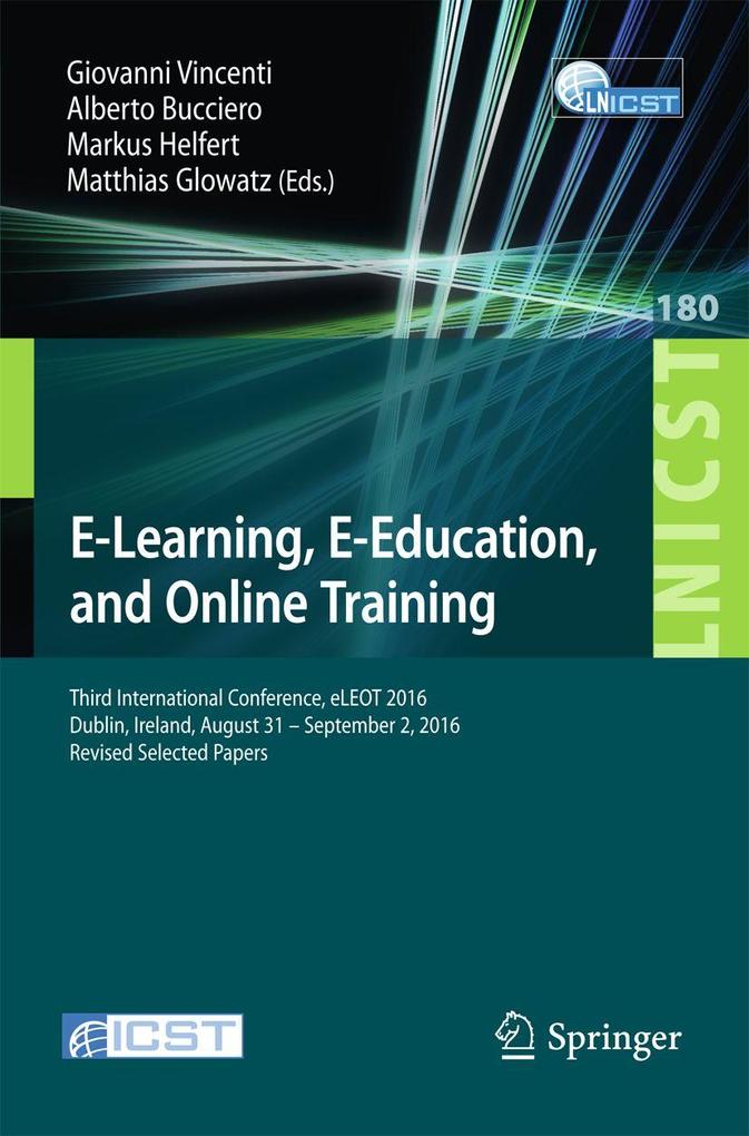 E-Learning E-Education and Online Training