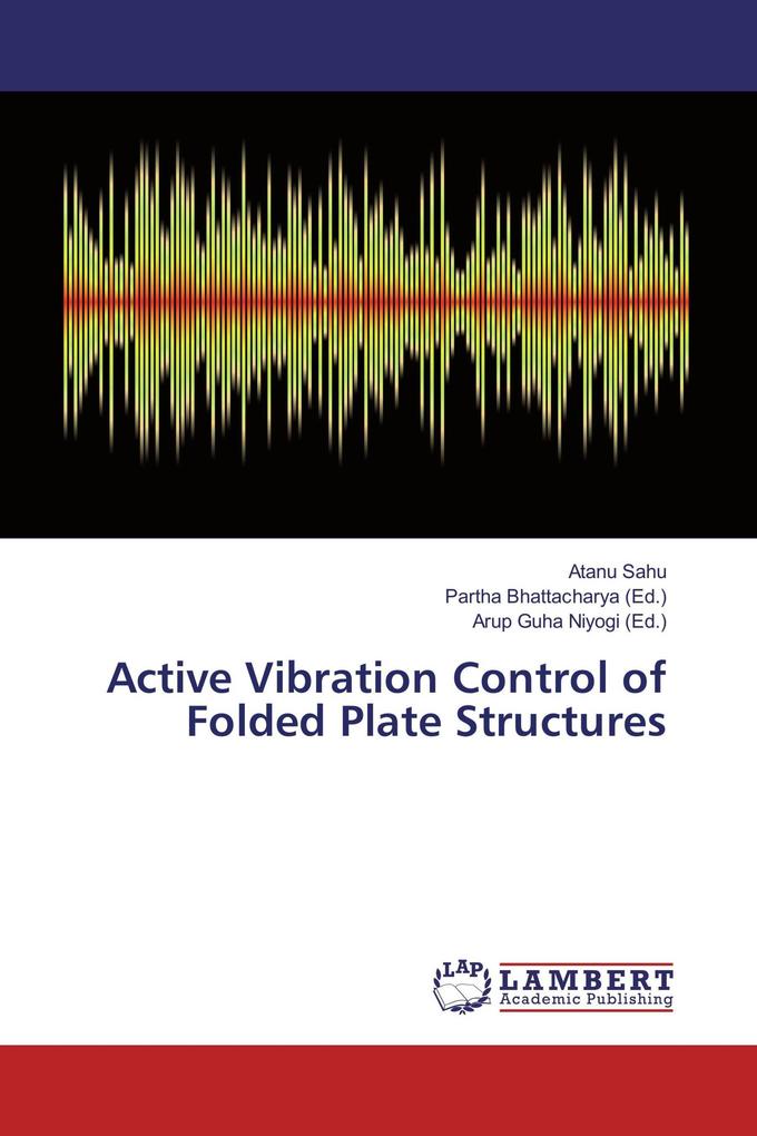 Active Vibration Control of Folded Plate Structures
