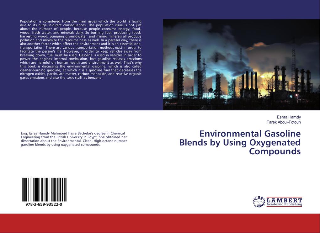 Environmental Gasoline Blends by Using Oxygenated Compounds