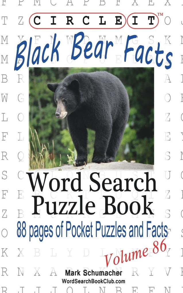 Circle It Black Bear Facts Word Search Puzzle Book