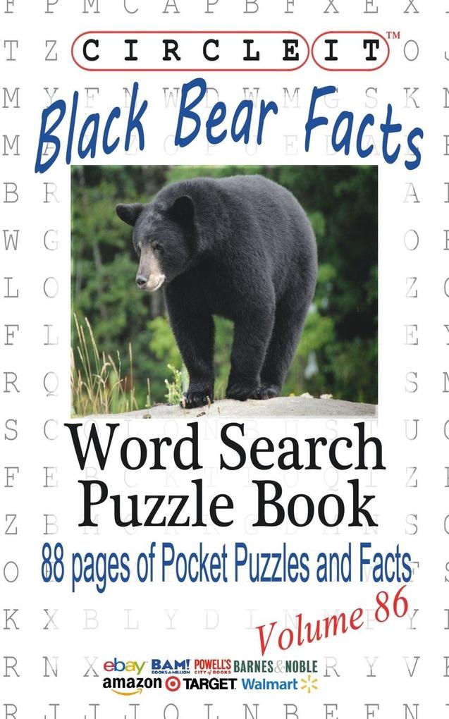 Circle It Black Bear Facts Word Search Puzzle Book