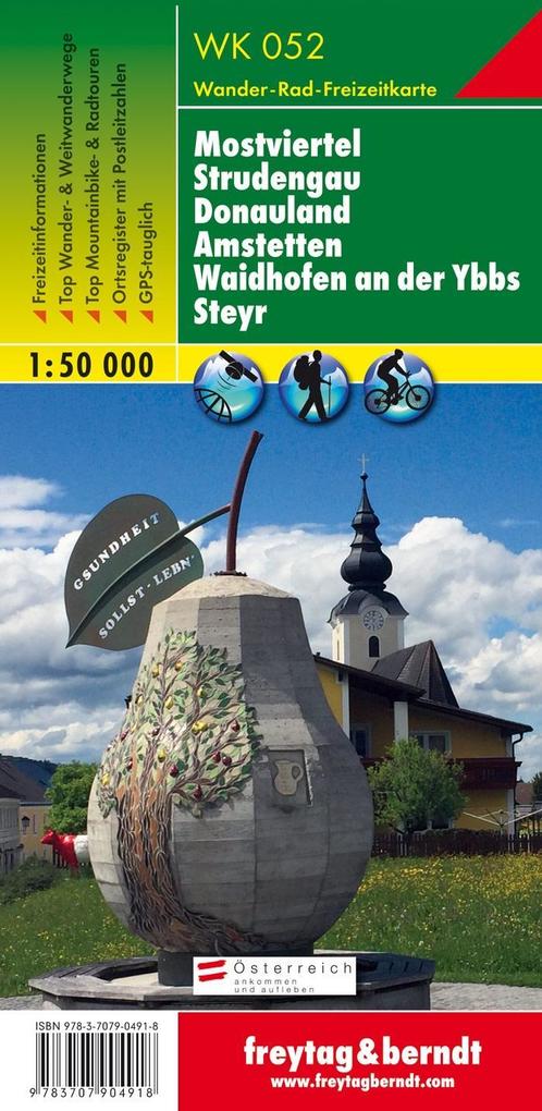 Mostviertel Wander- Rad- und Freizeitkarte 1:50.000