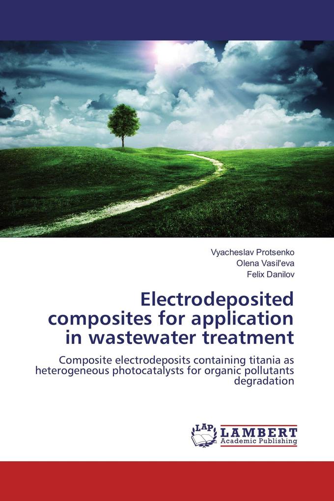 Electrodeposited composites for application in wastewater treatment