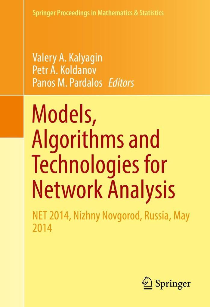 Models Algorithms and Technologies for Network Analysis