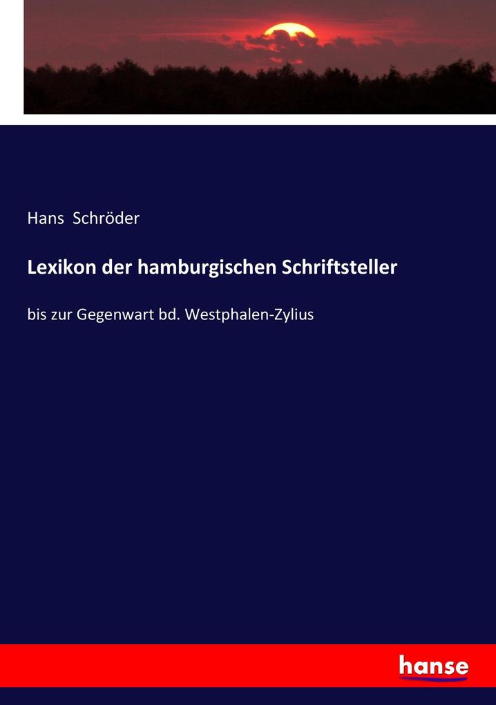 Lexikon der hamburgischen Schriftsteller