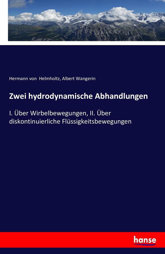 Image of Zwei hydrodynamische Abhandlungen