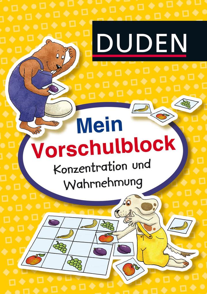 Image of Mein Vorschulblock: Konzentration und Wahrnehmung