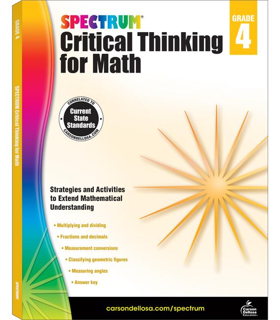 Spectrum Critical Thinking for Math Grade 4