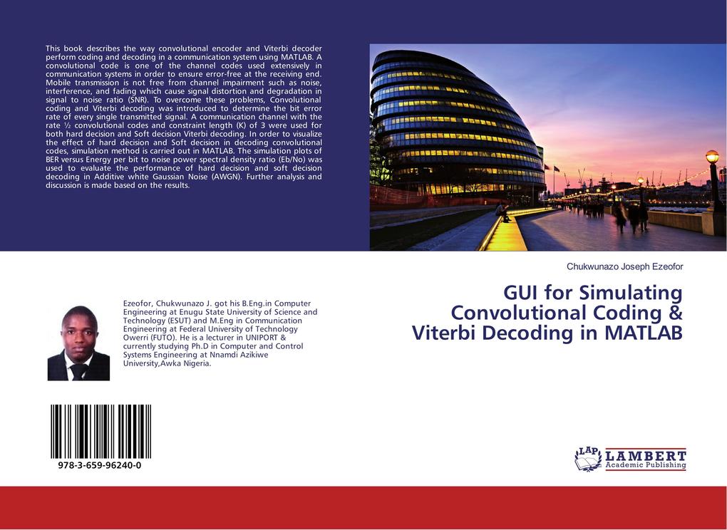 GUI for Simulating Convolutional Coding & Viterbi Decoding in MATLAB