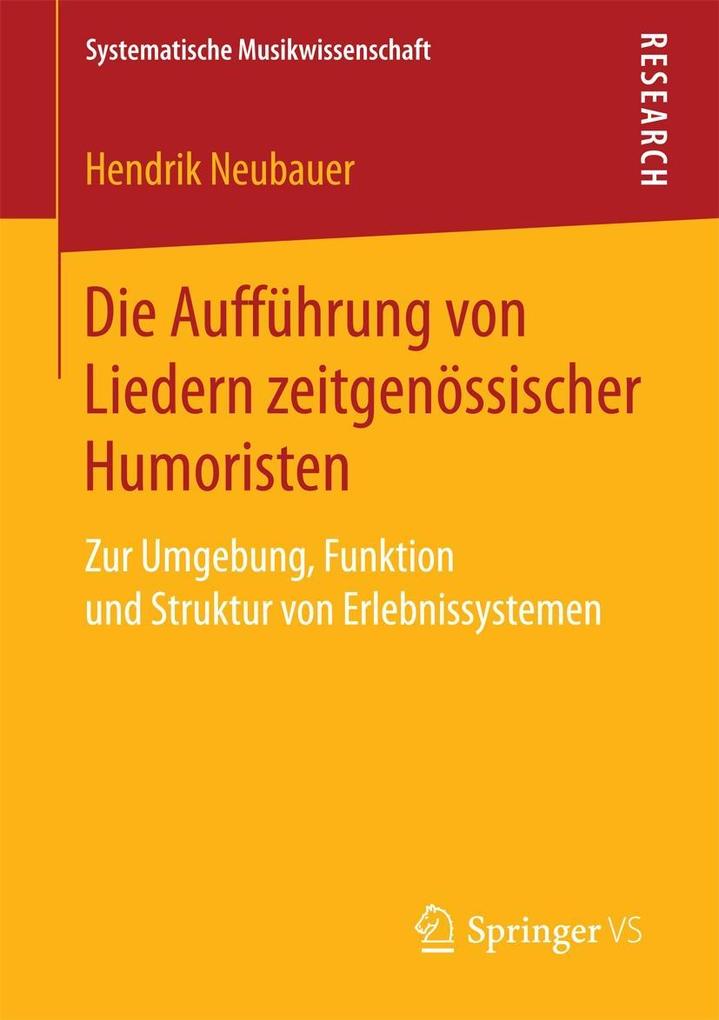 Die Aufführung von Liedern zeitgenössischer Humoristen - Hendrik Neubauer