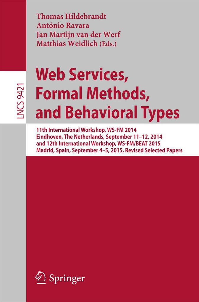 Web Services Formal Methods and Behavioral Types