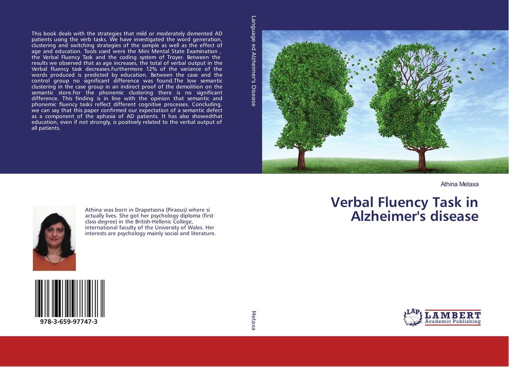 Verbal Fluency Task in Alzheimer's disease