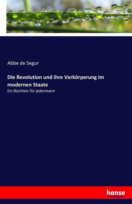 Image of Die Revolution und ihre Verkörperung im modernen Staate