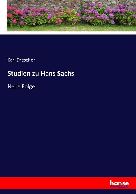 Image of Studien zu Hans Sachs