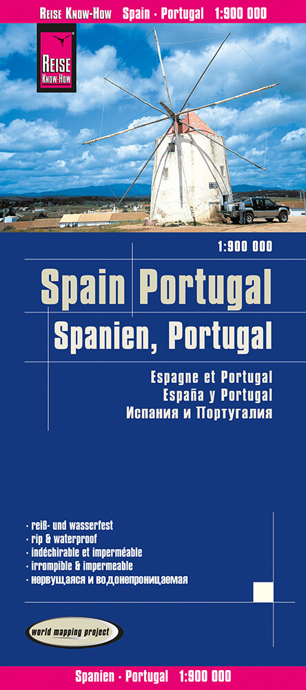 Reise Know-How Landkarte Spanien Portugal 1:900.000